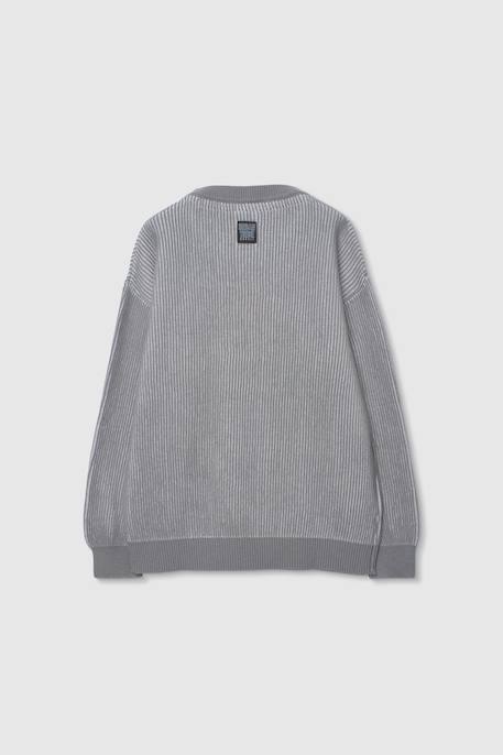 Pull en coton pour enfant Gris 2 - vertbaudet enfant 