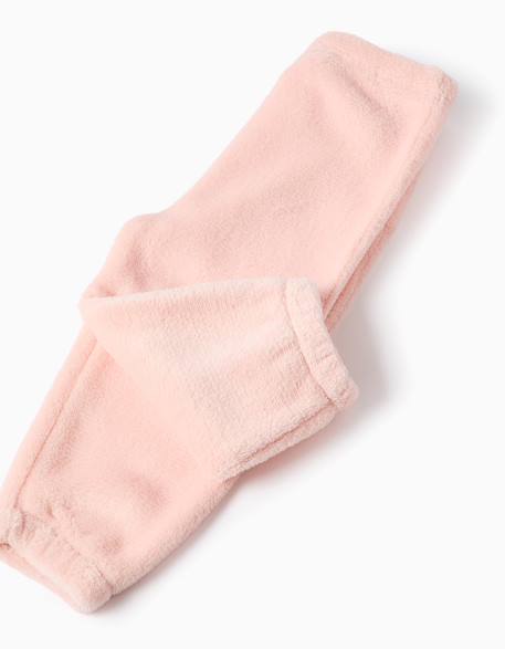 Pyjama en polaire corail avec imprimé minnie Blanc 4 - vertbaudet enfant 