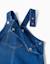 Robe salopette en jean avec poche à l'avant Bleu clair 3 - vertbaudet enfant 