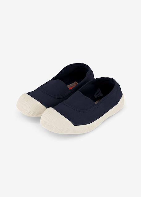Tennis elastique enfant Blanc+Carbone+Coquille+Denim+Flamingo+Fleur+Gris+Kaki+Marine+Outre mer+Rose leger 6 - vertbaudet enfant 
