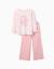 Pyjama en coton à manches longues et imprimé superhero Rose clair 1 - vertbaudet enfant 