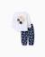 Pyjama long à motif d'étoiles Blanc 1 - vertbaudet enfant 
