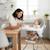 Chaise haute quick stars Gris+Rose 2 - vertbaudet enfant 