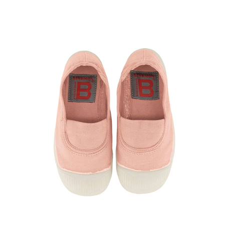 Tennis elastique enfant Blanc+Carbone+Coquille+Denim+Flamingo+Fleur+Gris+Kaki+Marine+Outre mer+Rose leger 45 - vertbaudet enfant 