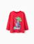 T-shirt en coton à manches longues et imprimé avengers Rouge 1 - vertbaudet enfant 