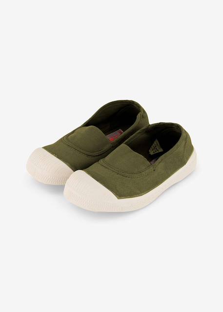Tennis elastique enfant Blanc+Carbone+Coquille+Denim+Flamingo+Fleur+Gris+Kaki+Marine+Outre mer+Rose leger 31 - vertbaudet enfant 