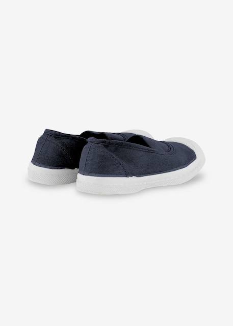 Tennis elastique enfant Blanc+Carbone+Coquille+Denim+Flamingo+Fleur+Gris+Kaki+Marine+Outre mer+Rose leger 37 - vertbaudet enfant 