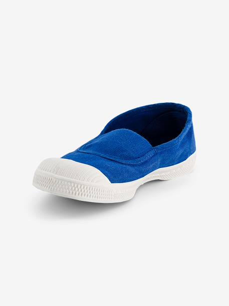 Tennis elastique enfant Blanc+Bleu vif+Carbone+Coquille+Denim+Flamingo+Fleur+Gris+Kaki+Marine+Outre mer 8 - vertbaudet enfant 