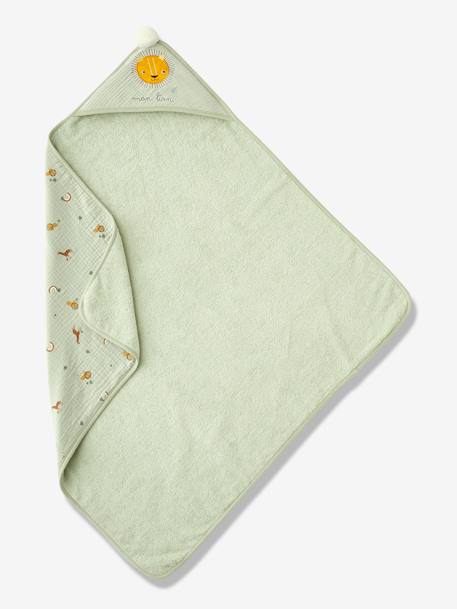 Cape de bain gaze de coton TANZANIE vert 3 - vertbaudet enfant 