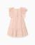 Robe en crêpe à volants et lurex Rose clair 2 - vertbaudet enfant 