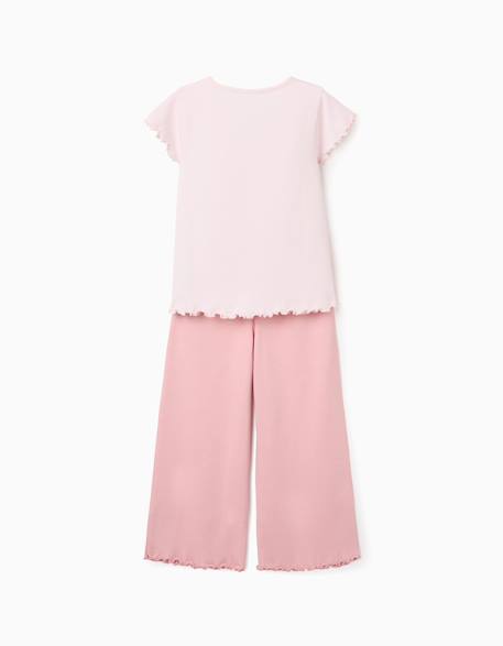 Pyjama en coton avec imprimé superhero Rose clair 2 - vertbaudet enfant 