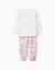 Pyjama en polaire corail à imprimé stitch Blanc 2 - vertbaudet enfant 