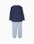 Pyjama en coton à manches longues avec cape amovible Bleu foncé 2 - vertbaudet enfant 
