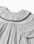 Robe en coton rayé à col volanté b&s Blanc 4 - vertbaudet enfant 