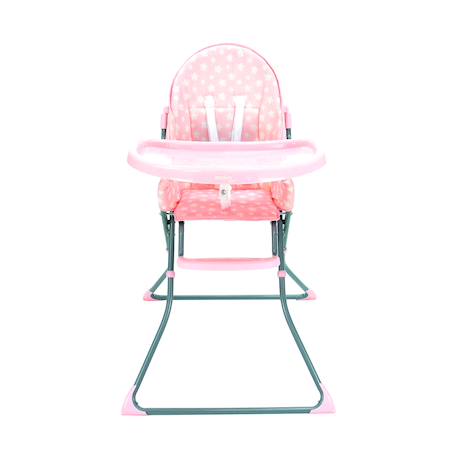 Chaise haute quick stars Gris+Rose 10 - vertbaudet enfant 