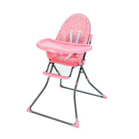 Chaise haute quick stars Gris+Rose 12 - vertbaudet enfant 