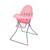 Chaise haute quick stars Gris+Rose 12 - vertbaudet enfant 