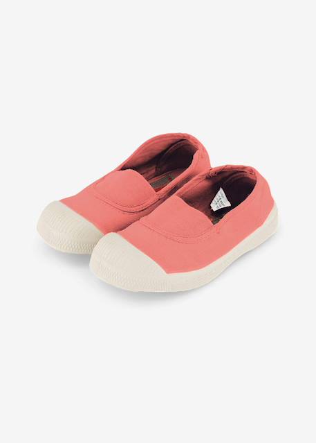 Tennis elastique enfant Blanc+Carbone+Coquille+Denim+Flamingo+Fleur+Gris+Kaki+Marine+Outre mer+Rose leger 18 - vertbaudet enfant 