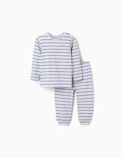 Bébé-Pyjama, surpyjama-Pyjama côtelé à manches longues et rayures