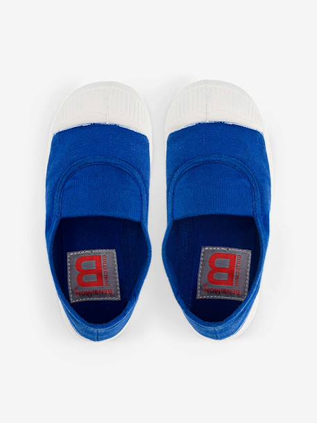 Tennis elastique enfant Blanc+Bleu vif+Carbone+Coquille+Denim+Flamingo+Fleur+Gris+Kaki+Marine+Outre mer 7 - vertbaudet enfant 