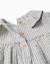 Robe en coton rayé à col volanté b&s Blanc 3 - vertbaudet enfant 