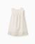 Robe sans manches évasée avec fleurs brodées Blanc 2 - vertbaudet enfant 