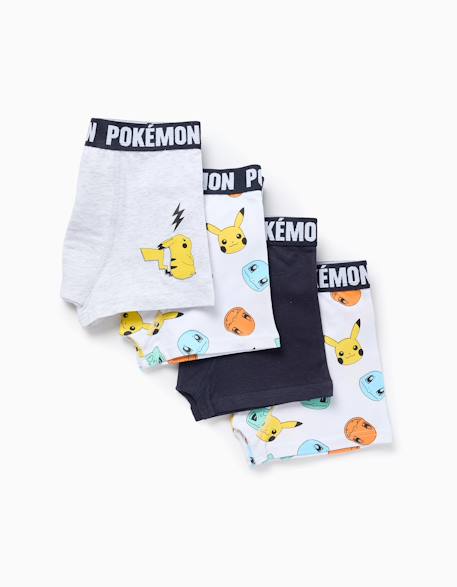 Lot de 4 boxers à imprimés pokémon Multicolore 1 - vertbaudet enfant 