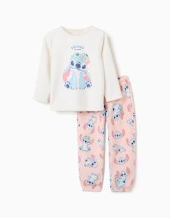 Pyjama en polaire corail à imprimé stitch  - vertbaudet enfant