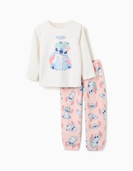 Fille-Pyjama en polaire corail à imprimé stitch