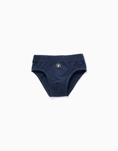 Lot de 5 slips en coton à imprimés super-héros Multicolore 2 - vertbaudet enfant 