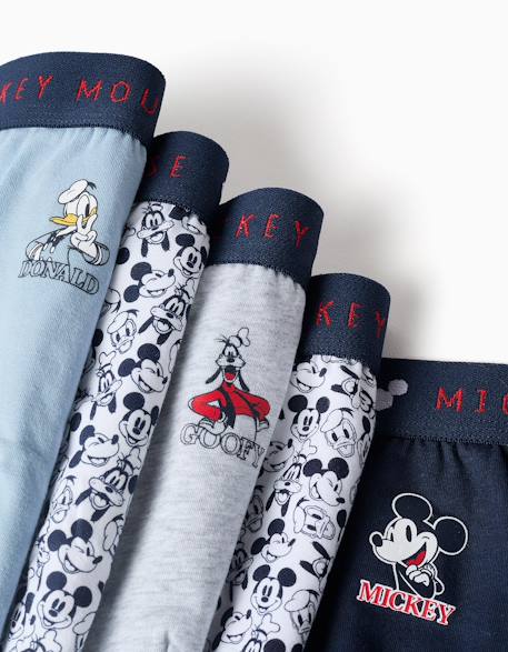 Lot de 5 slips en coton mickey & friends Multicolore 3 - vertbaudet enfant 