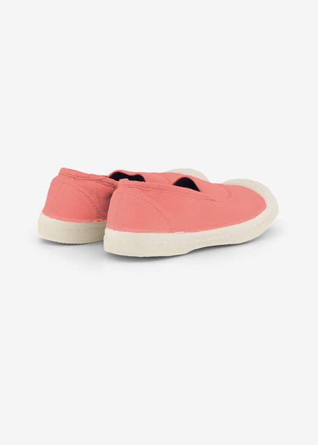 Tennis elastique enfant Blanc+Carbone+Coquille+Denim+Flamingo+Fleur+Gris+Kaki+Marine+Outre mer+Rose leger 19 - vertbaudet enfant 