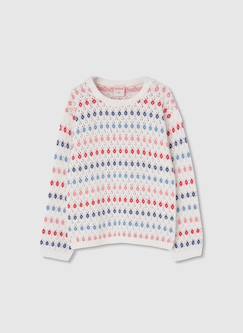 -Pull fille coton