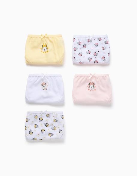 Fille-Lot de 5 culottes avec imprimés minnie