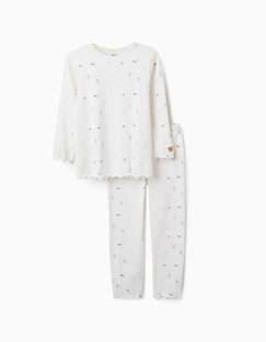 Pyjama à manches longues et motif fleurs et étoiles  - vertbaudet enfant