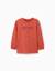 T-shirt en coton à manches longues work of art Orange+Vert foncé 1 - vertbaudet enfant 