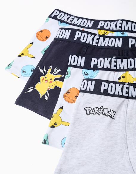 Lot de 4 boxers à imprimés pokémon Multicolore 3 - vertbaudet enfant 