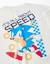 T-shirt en coton à manches longues et imprimés sonic Blanc 4 - vertbaudet enfant 