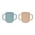 Pack de 2 tasses Bleu clair+Rose 1 - vertbaudet enfant 