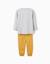 Pyjama en coton à manches longues et imprimé nap ninja Gris clair 2 - vertbaudet enfant 
