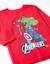 T-shirt en coton à manches longues et imprimé avengers Rouge 3 - vertbaudet enfant 