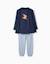 Pyjama en coton à manches longues avec cape amovible Bleu foncé 3 - vertbaudet enfant 