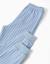 Pyjama en coton à manches longues et rayures Bleu clair 4 - vertbaudet enfant 