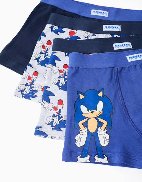 Lot de 4 boxers à imprimés sonic Multicolore 3 - vertbaudet enfant 