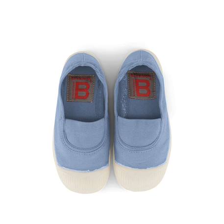 Tennis elastique enfant Blanc+Carbone+Coquille+Denim+Flamingo+Fleur+Gris+Kaki+Marine+Outre mer+Rose leger 16 - vertbaudet enfant 