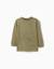 T-shirt en coton à manches longues work of art Orange+Vert foncé 4 - vertbaudet enfant 