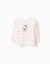T-shirt en coton à rayures avec imprimé hello kitty Rose clair 1 - vertbaudet enfant 