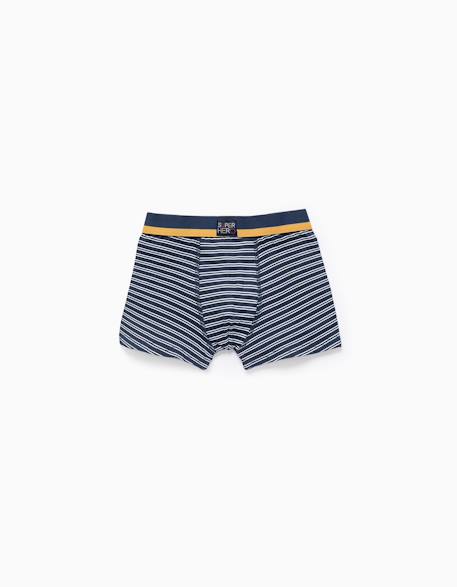 Lot de 4 boxers unis/à imprimés Multicolore 2 - vertbaudet enfant 
