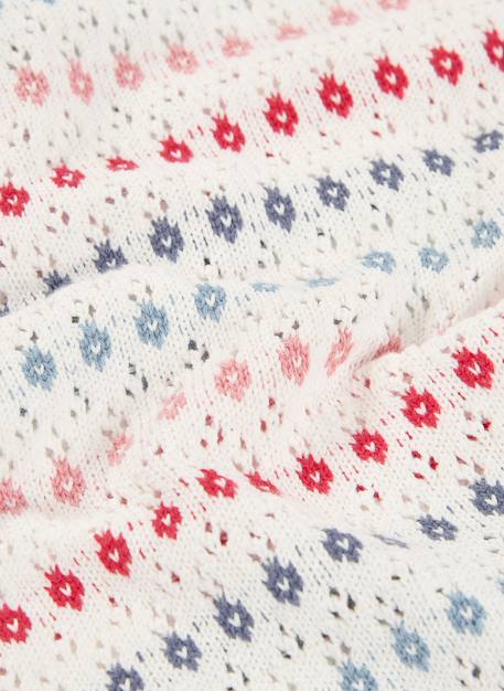 Pull fille coton Blanc 4 - vertbaudet enfant 