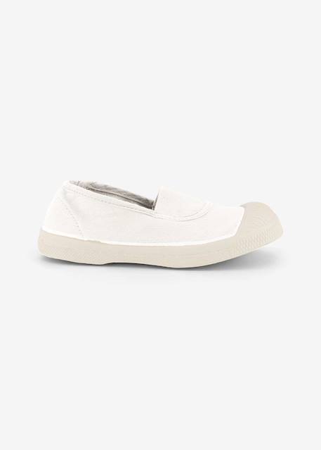 Tennis elastique enfant Blanc+Carbone+Coquille+Denim+Flamingo+Fleur+Gris+Kaki+Marine+Outre mer+Rose leger 1 - vertbaudet enfant 
